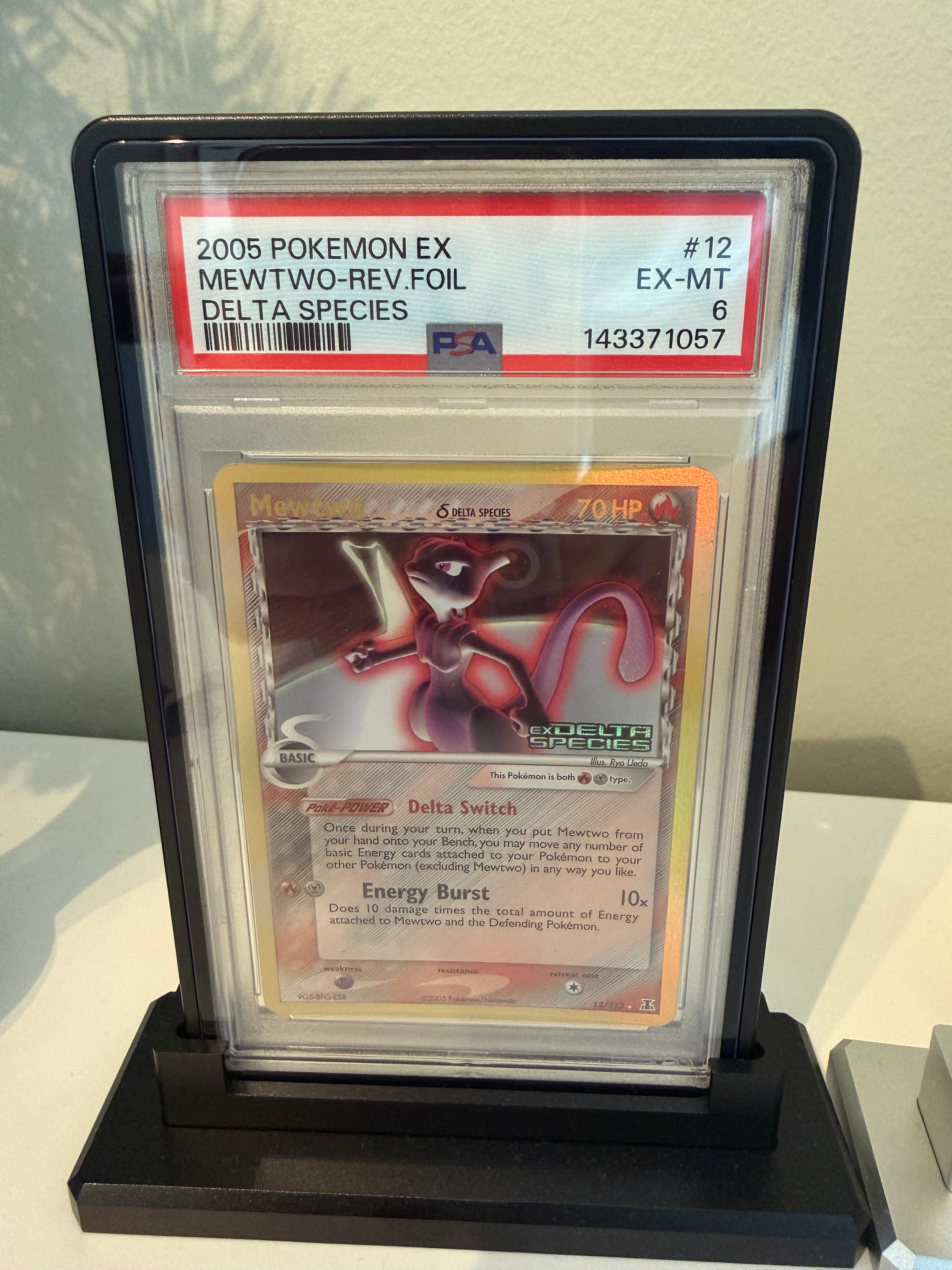 Mewtwo #12 Pokemon Delta Species PSA 6
