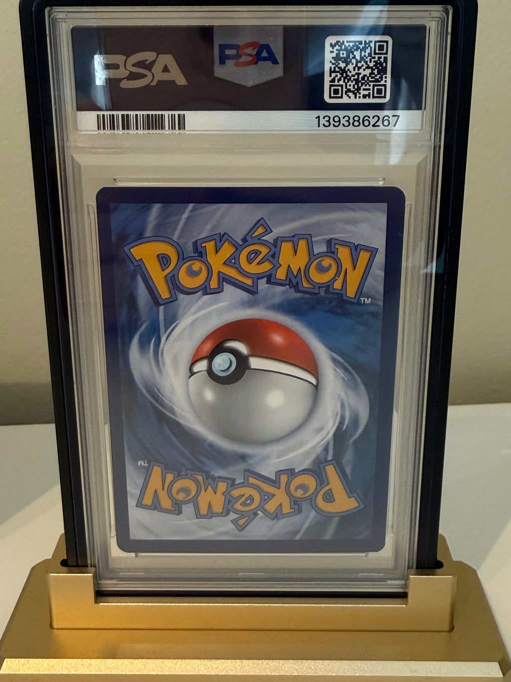 Pikachu With Grey Felt Hat #85 PSA 9