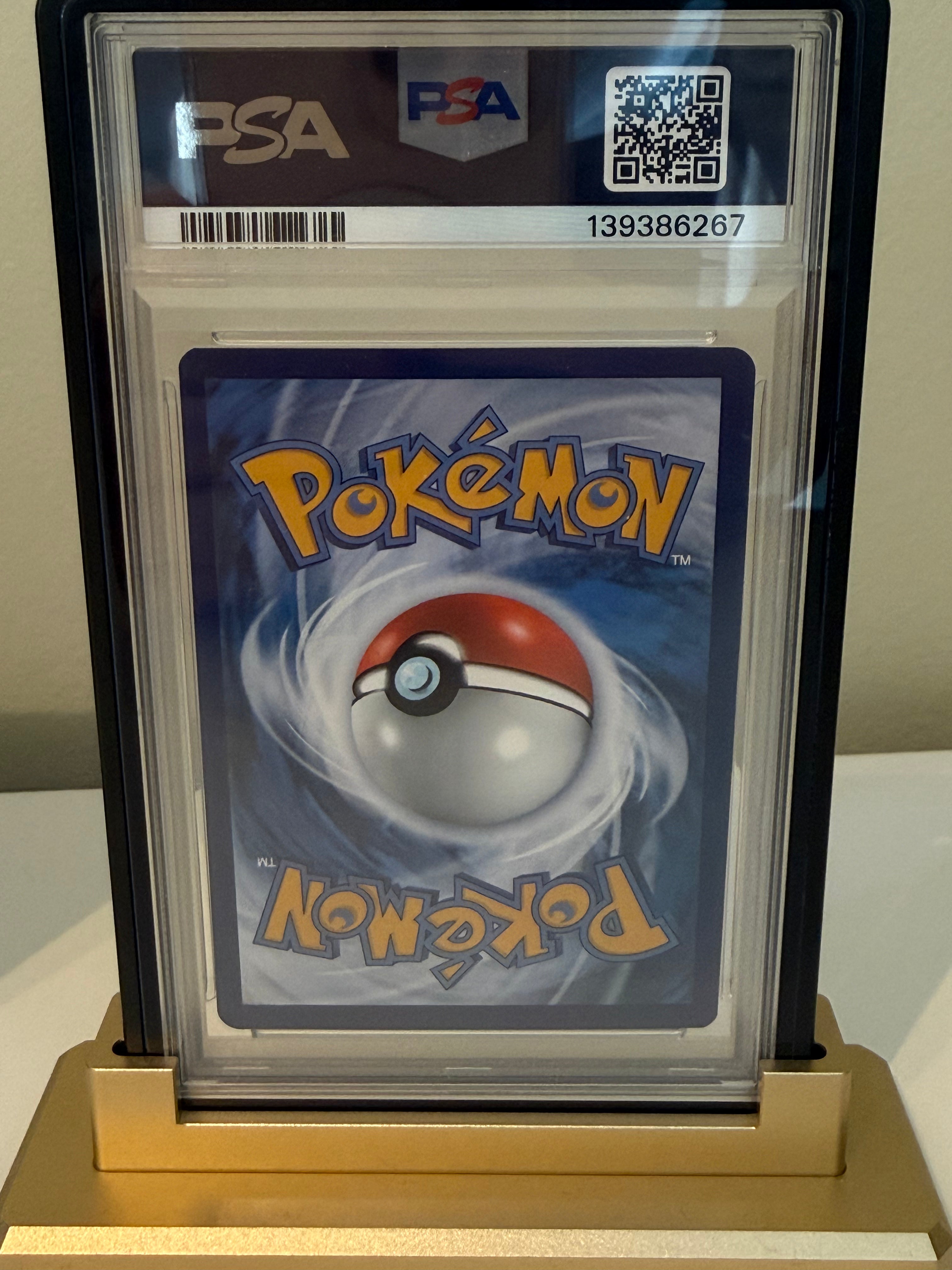 Pikachu With Grey Felt Hat #85 PSA 9